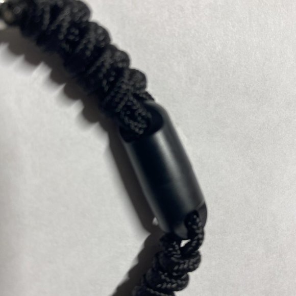 Skull and Beaded Paracord Bracelet with Magnetic Clasp - Picture 9 of 9